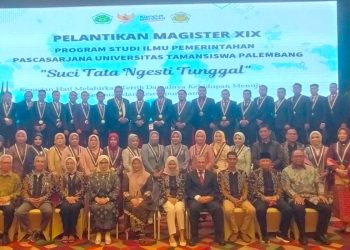 Pasca Sarjana Unitas Palembang, Lantik 127 Sarjana Magister Ilmu Pemerintahan di Yudisium Ke-19