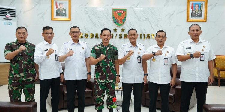 Komitmen Dukung Kebijakan Pertahanan, Pangdam II/Sriwijaya Terima Audiensi Dewan Pertahanan Nasional