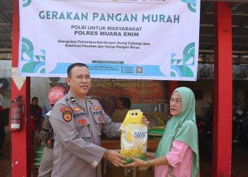 Polri Hadir untuk Masyarakat, Polsek Lawang Kidul Gelar Gerakan Pangan Murah