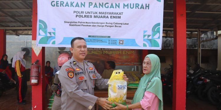 Polri Hadir untuk Masyarakat, Polsek Lawang Kidul Gelar Gerakan Pangan Murah