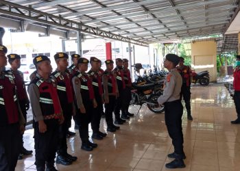 Sat Samapta Polres Ogan Ilir Gelar Simulasi Alarm Stelling dalam Rangka Asistensi Itwasda Polda Sumsel