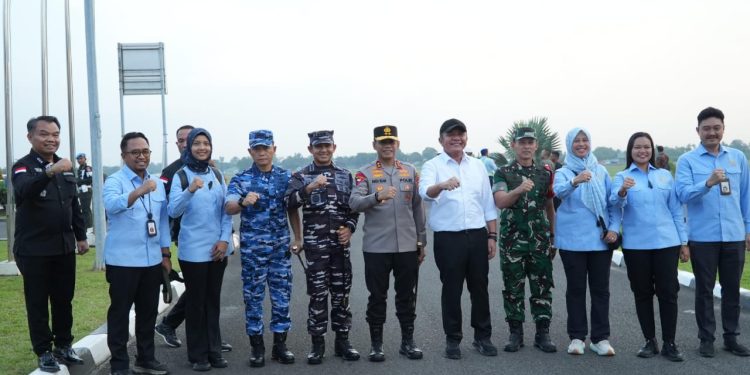 Danlanal Palembang Kawal Kunjungan Wapres Gibran di Sumsel