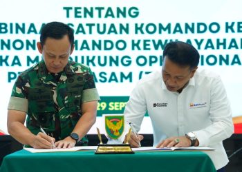 Pangdam II/Sriwijaya dan PT Bukit Asam Tandatangani Perjanjian Kerja Sama, Dukung Pembangunan Nasional