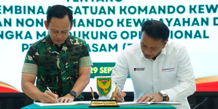 Pangdam II/Sriwijaya dan PT Bukit Asam Tandatangani Perjanjian Kerja Sama, Dukung Pembangunan Nasional