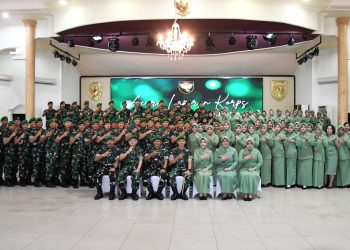 Laporan Korps Kenaikkan Pangkat Perwira Kodam ll/Swj Periode 01 Oktober 2025