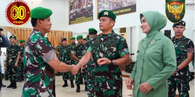 Pangdam II/Sriwijaya Pimpin Laporan Korps Kenaikan Pangkat Perwira: Wujud Penghargaan dan Tanggung Jawab
