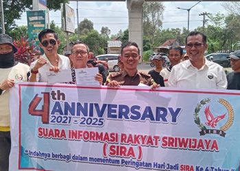 SIRA Desak Kejati Sumsel Untuk Mengawasi Kinerja Kejari Palembang Dalam Menangani Perkara Dugaan KKN pada PT. SAI