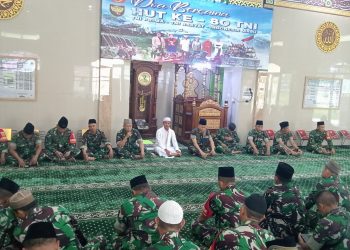 Kodim 0418/Palembang Gelar Doa Bersama Sambut HUT TNI ke-80