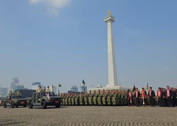 658 Prajurit dan Alutsista Kodam II/Sriwijaya Ikuti Perayaan HUT Ke-80 TNI di Monas