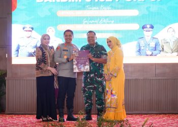 Kapolres Ogan Ilir AKBP Bagus Suryo Wibowo Hadiri Pisah Sambut Dandim 0402/OKI-OI di Pendopo Bupati Ogan Ilir