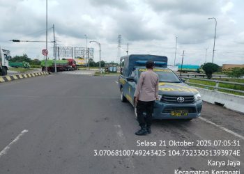 Polsek Pemulutan Polres Ogan Ilir Laksanakan Giat Strong Point Pagi dan Amankan Kegiatan Masyarakat