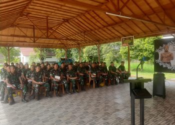 Komitmen Kembangkan Beladiri Prajurit, Kajasdam II/Sriwijaya Pimpin Rakor Pembinaan Latihan Pencak Silat Militer (PSM)