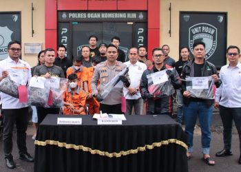 Polres OKI Ungkap Cepat Kasus Pembunuhan di Kayuagung, Tiga Pelaku Diamankan Kurang dari 6 Jam