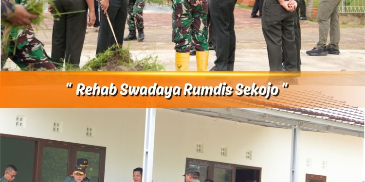 Pangdam II/Sriwijaya Tinjau Rehab Swadaya dan Revitalisasi Fasilitas Pendidikan, Perumahan Prajurit, dan Program Urban Farming Kodam II/Swj di Palembang