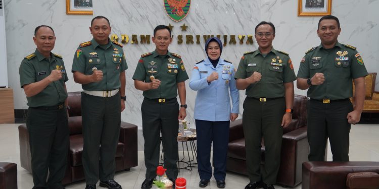 Pangdam II/Sriwijaya Terima Audiensi Kaodmil I-05 Palembang : Komitmen tegakkan Disiplin, Hukum dan Tata tertib Prajurit TNI