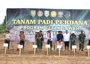 Korem 044/Gapo Gelar Tanam Padi CSR, Pesan Danrem: Pantang Tolak Tugas, Pantang Tugas Tak Tuntas