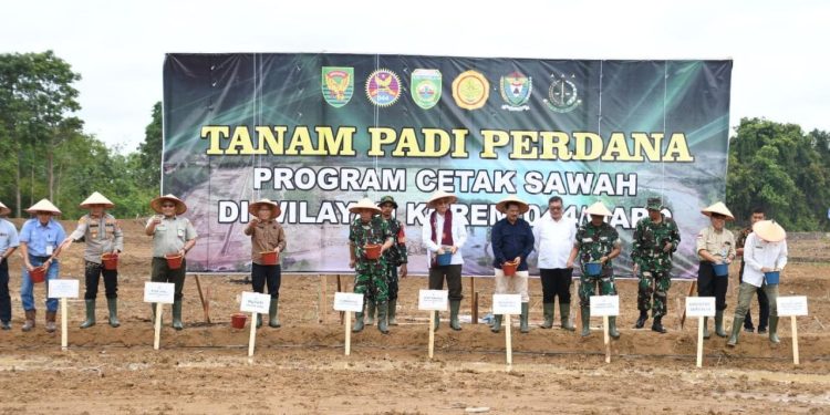 Korem 044/Gapo Gelar Tanam Padi CSR, Pesan Danrem: Pantang Tolak Tugas, Pantang Tugas Tak Tuntas