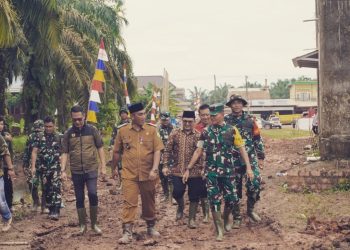 Wasev Mabesad Tinjau TMMD Ke-126 Kodam II/Sriwijaya; “Progresnya sangat baik, antusiasme masyarakat luar biasa