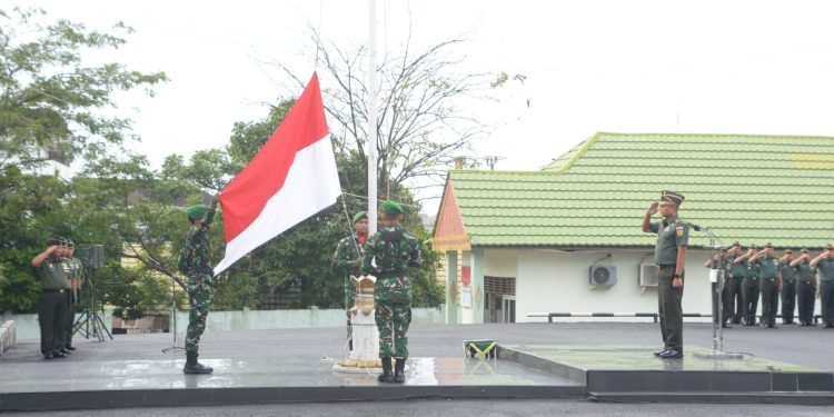 Gelorakan Semangat Pemuda Indonesia, Korem 044/Gapo Gelar Upacara Peringatan Hari Sumpah Pemuda ke-97 Tahun 2025