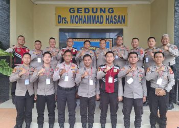 Dir Ditpamobvit Polda Sumsel, Kombes Pol Heru Agung Nugroho membuka Pelatihan Penyusunan MOU dan PKT