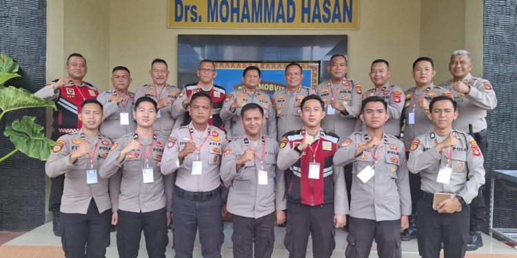 Dir Ditpamobvit Polda Sumsel, Kombes Pol Heru Agung Nugroho membuka Pelatihan Penyusunan MOU dan PKT