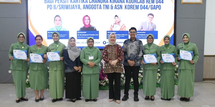 Tingkatkan Kepercayaan Diri, Korem 044/Gapo Gelar Pelatihan Public Speaking