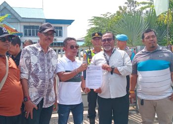 PST Gelar Aksi Demo di PT. SUCOFINDO PALEMBANG Terkait Masalah Program Peremajaan Sawit Rakyat di Kabupaten Banyuasin