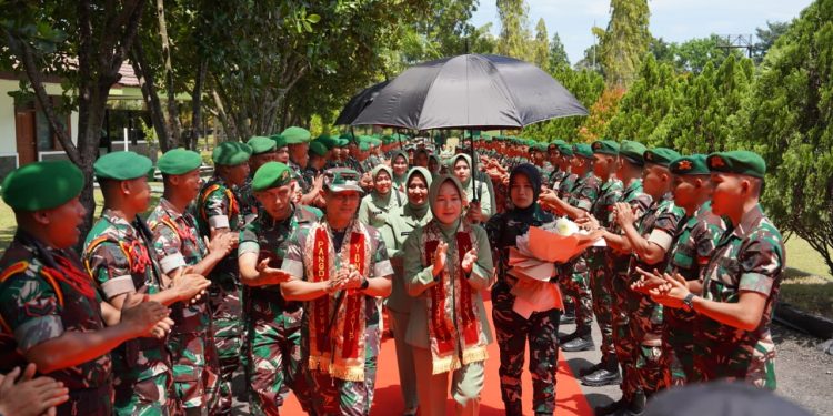 Lakukan Kunjungan Kerja Ke Yonif 141/AYJP, Pangdam II/Sriwijaya : Jadilah Prajurit Yang Berintegritas, Tangguh, Dan Menjadi Teladan Bagi Masyarakat