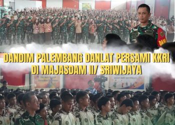 Dandim 0418/Palembang Letkol Arh Erik Novianto, S.Sos Sebagai Danlat Persami KKRI Kodam II/Sriwijaya Pimpin Kegiatan di Majasdam II/Sriwijaya