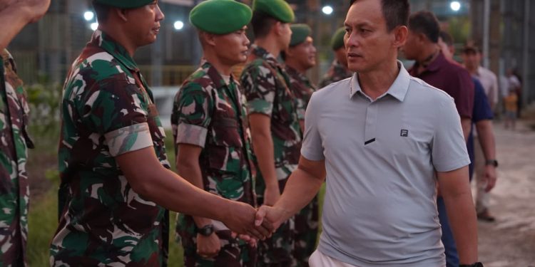 Pangdam II/Sriwijaya Tinjau Kesiapan Pembangunan Yonif TP 895/Kujur Cakti, Pastikan kesiapan seluruh sarana dan prasarana penampungan prajurit