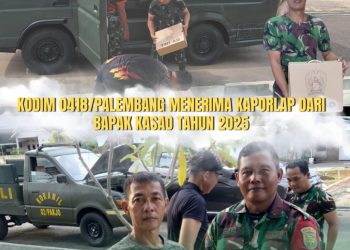 Kodim 0418/Palembang Terima Kaporlap dari Kasad untuk TW I TA 2025