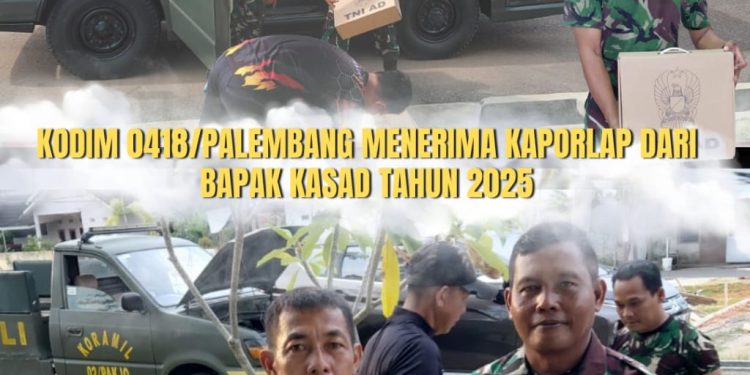 Kodim 0418/Palembang Terima Kaporlap dari Kasad untuk TW I TA 2025