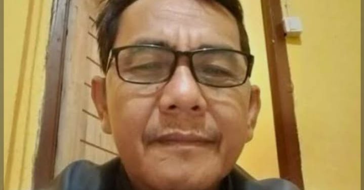 Pakai Dana ADD Pemdes Muara Sungai Bangun Pintu Gerbang Batas Desa