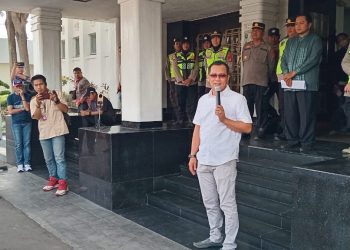 Koalisi Organisasi Pergerakan Kota Palembang Meminta Walikota Palembang Hentikan Aktivitas Pembangunan Gedung Ruko Simpang Rajawali Diduga Tidak Memiliki Izin