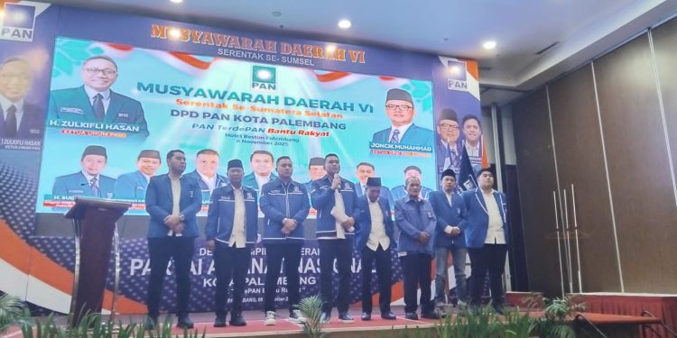 DPD Partai Amanat Nasional Kota Palembang Sukses Gelar Musyawarah Daerah ke-VI bertajuk “SEJUK”
