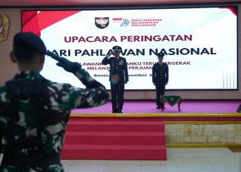 Kodam II/Sriwijaya Peringati Hari Pahlawan 2025 “Pahlawan Teladanku, Terus Bergerak, Melanjutkan Perjuangan”