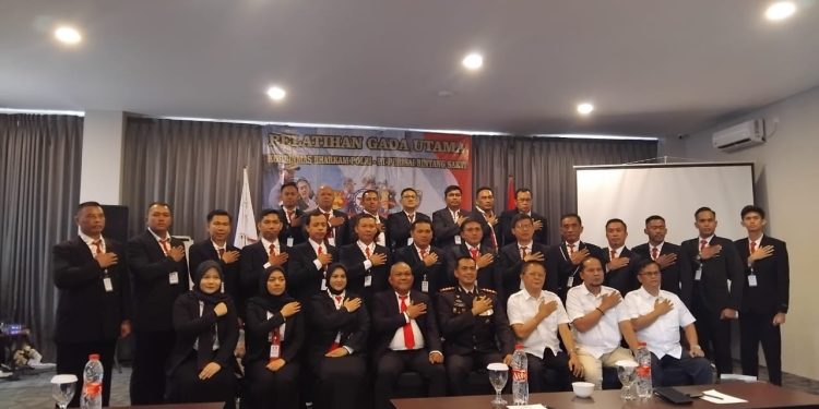 Korbinmas Baharkam Polri dan PT Perisai Bintang Sakti Gelar Pelatihan Gada Utama di Palembang