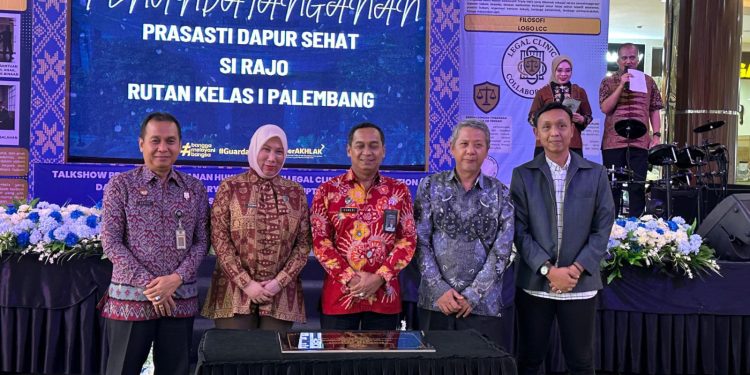 ‎Rutan Kelas I Palembang Hadiri Talkshow Legal Clinic Collaboration sekaligus Resmikan Dapur Sehat sebagai Wujud Transformasi Layanan Pemasyarakatan
