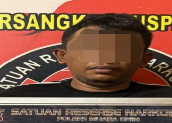 Polres Muara Enim Tangkap Pengedar Sabu di Kamar Kos, Amankan 19 Paket Siap Edar