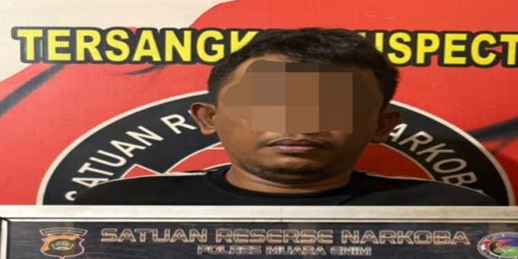 Polres Muara Enim Tangkap Pengedar Sabu di Kamar Kos, Amankan 19 Paket Siap Edar
