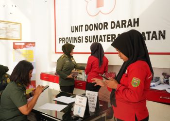 Peringati HUT Ke-64, Kowad Kodam II/Swj Gelar Donor Darah : Bentuk Kepedulian Kepada Sesama