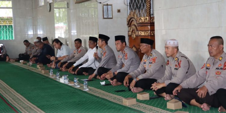 Polres Ogan Ilir Gelar Binrohtal dan Doa Bersama untuk Korban Bencana Alam di Sumatera
