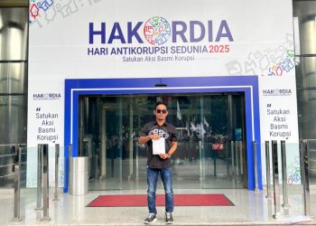 Hari Anti Korupsi Dunia PST Gelar Aksi Serta Laporkan Dugaan KKN di Dinas PUPR Kabupaten Muara Enim Terkait 2 Paket Kegiatan