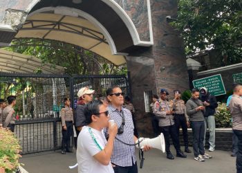 Caca Sumsel Gelar Aksi Damai Desak Kejagung RI Untuk Memeriksa dan Memangil Mantan Bupati OKI Terkait Dugaan Defisit Anggaran 56O Miliar