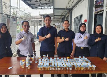 ‎Rutan Kelas I Palembang Gelar Tes Urine Rutin, 108 WBP Negatif Narkoba