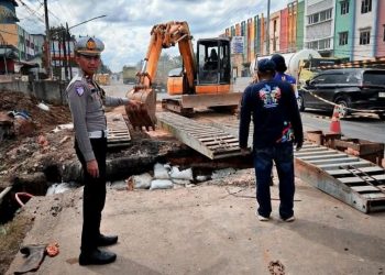 Jalintim KM 13 Sudah Bisa Dilewati! Polisi Pastikan Arus Lancar Dan Selalu Waspada