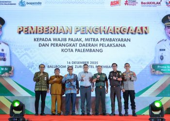 Pemkot Palembang Beri Penghargaan Wajib Pajak Teladan, Penerimaan Pajak Tembus Rp1,44 Triliun