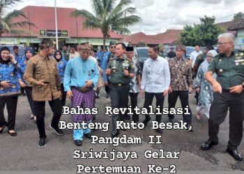 Pangdam II Sriwijaya Gelar Pertemuan Lanjutan, Akan Buka Akses Bagian Depan BKB Untuk Jadi Destinasi Wisata di Kota