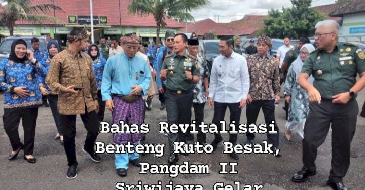 Pangdam II Sriwijaya Gelar Pertemuan Lanjutan, Akan Buka Akses Bagian Depan BKB Untuk Jadi Destinasi Wisata di Kota