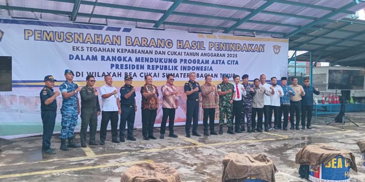 Pemusnahan Barang Hasil Penindakan  Bea Cukai Sumbagtim Musnahkan Barang Ilegal Rp45,8 Miliar, 759 Penindakan Sepanjang 2025